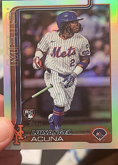 2025 Topps Series 2 #524 Luisangel Acuna — front