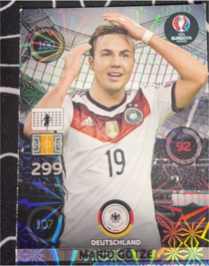 2016 Panini Adrenalyn XL Road to UEFA Euro 2016 #P5 Mario Götze — front