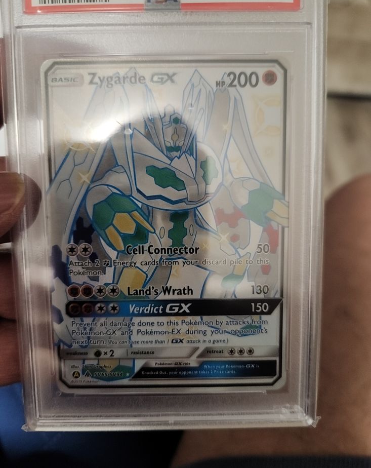 2019 Pokémon Hidden Fates #SV65 Zygarde GX — front