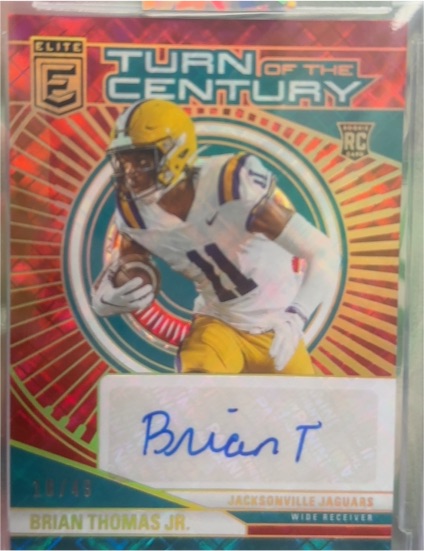 2024 Donruss Elite Turn of the Century #16 Brian Thomas Jr. — front