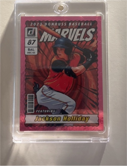 2023 Donruss Marvels #M3 Jackson Holliday — front