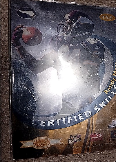1996 Playoff Certified Skills Randy Moss #55 — front