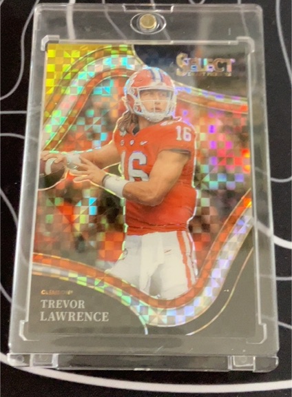 2022 Panini Select Draft Picks #136 Trevor Lawrence — front