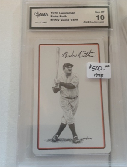 1978 Landsman #NNO Babe Ruth — front