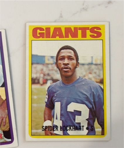 1972 Topps Football #233 Spider Lockhart — front