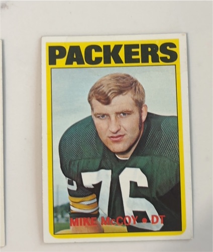 1972 Topps Football #172 Mike McCoy — front