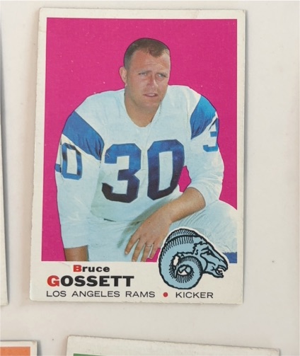 1969 Topps Football #194 Bruce Gossett — front