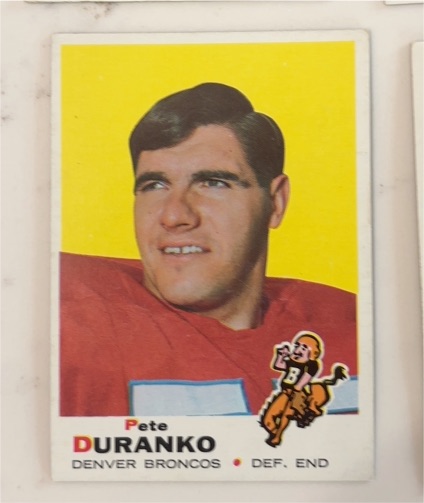 1969 Topps #182 Pete Duranko — front