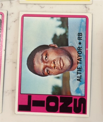 1972 Topps #199 Altie Taylor — front
