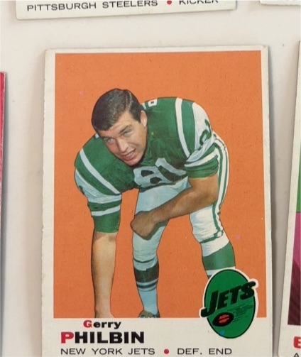 1969 Topps #262 Gerry Philbin — front