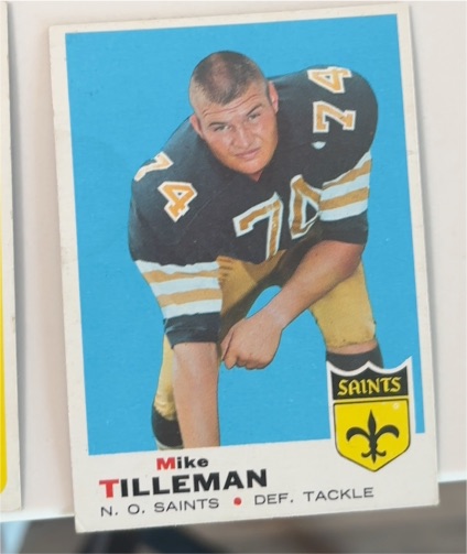 1969 Topps #218 Mike Tilleman — front
