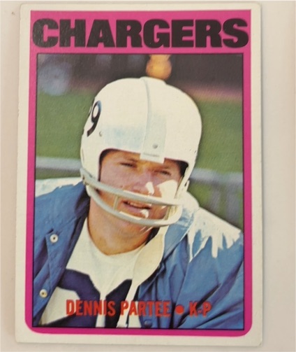 1972 Topps #163 Dennis Partee — front