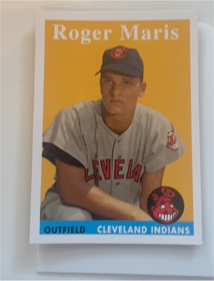 1958 Topps #47 Roger Maris Cleveland Indians — front