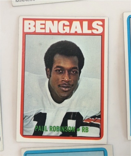 1972 Topps #219 Paul Robinson — front