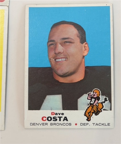 1969 Topps #213 Dave Costa — front
