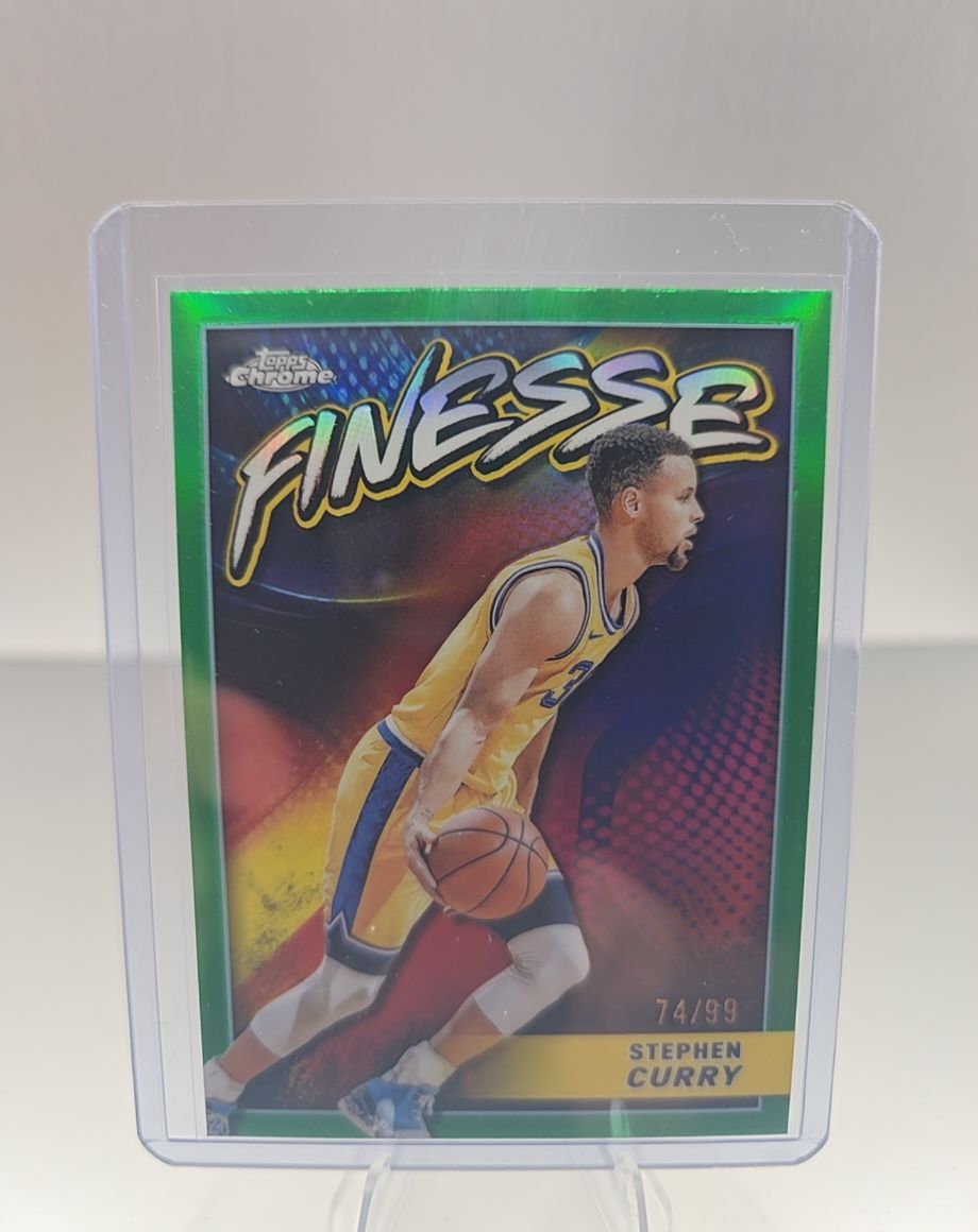 2023 Topps Chrome Finesse #F24 Stephen Curry — front