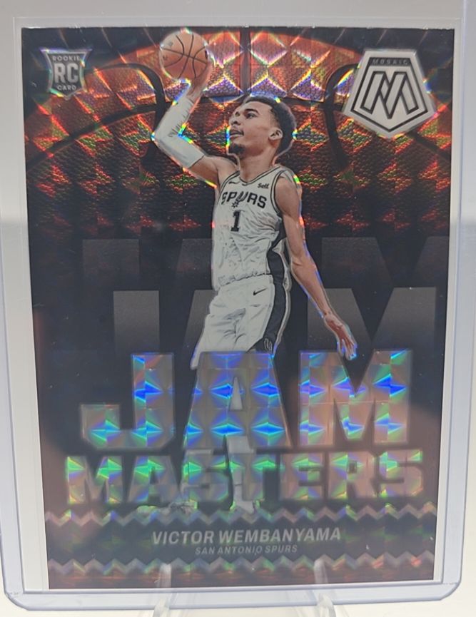 2023-24 Panini Mosaic #3 Victor Wembanyama Jam Masters — front