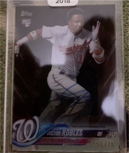 2018 Topps Clearly Authentic #CAA-VR Victor Robles — front