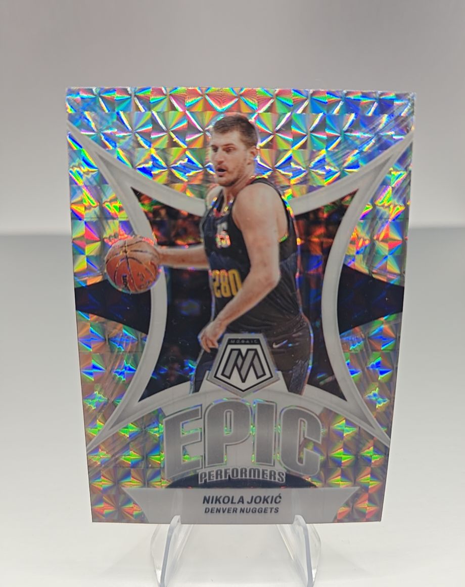 2023-24 Panini Mosaic #15 Nikola Jokic Epic Performers — front