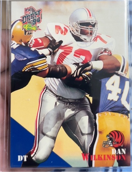 1994 Classic NFL Draft #13 Dan Wilkinson — front