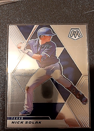 2021 Panini Mosaic Nick Solak — front