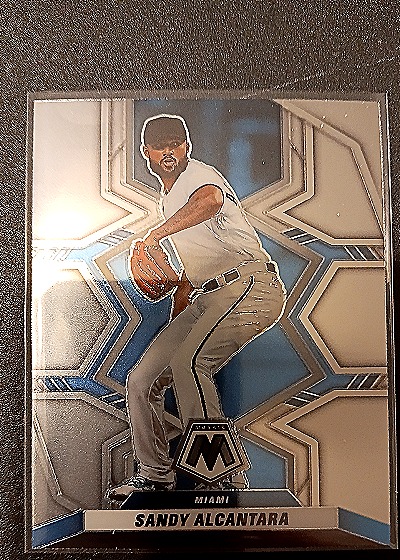 2022 Panini Mosaic #70 Sandy Alcantara — front