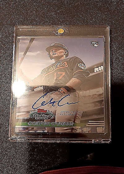 2024 Topps Stadium Club #RDVA-CC Colton Cowser Rookie Design Variation Auto — front