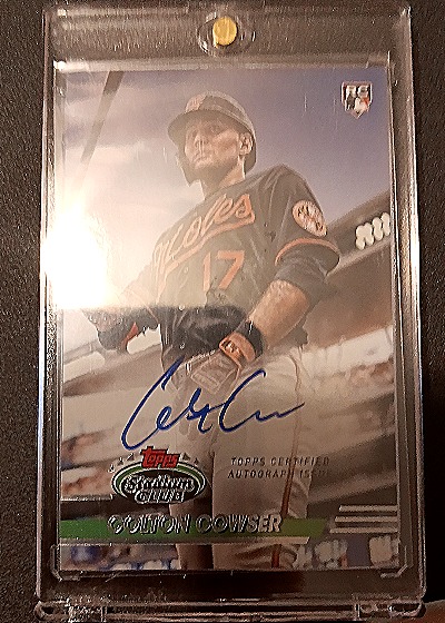 2024 Topps Stadium Club #RDVA-CC Colton Cowser Rookie Design Variation Auto — front
