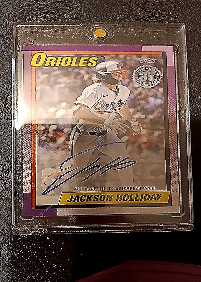 2025 Topps Series 1 1990 Topps #T90-59 Jackson Holliday — front