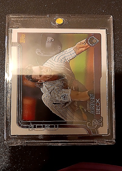 2025 Topps Series 1 #100 Jordan Beck — front