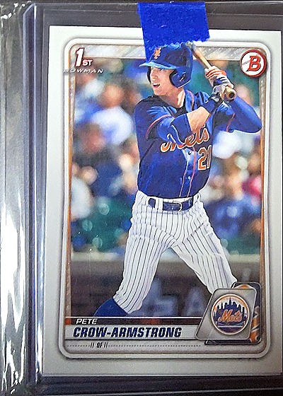 2020 Bowman Draft #BD-72 Pete Crow-Armstrong — front