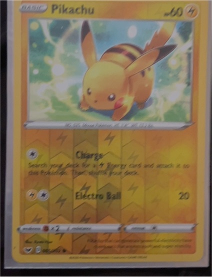2020 Pokémon TCG Sword & Shield #065 Pikachu — front