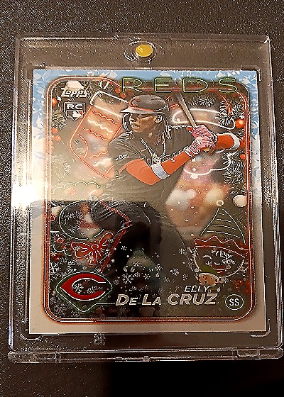 2024 Topps Holiday #H102 Elly De La Cruz — front
