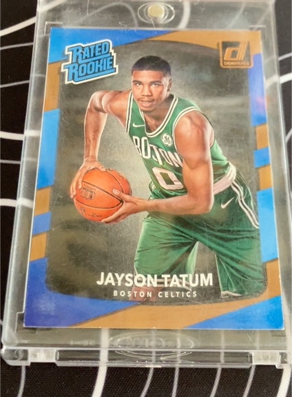 2017-18 Donruss #198 Jayson Tatum — front