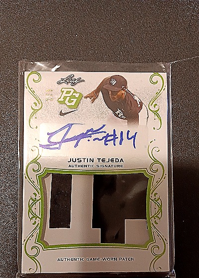 2018 Leaf Perfect Game #Justin Tejeda — front