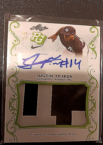2018 Leaf Perfect Game #PA-JT3 Justin Tejeda — front