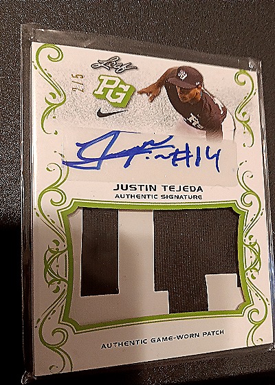 2018 Leaf Perfect Game #PA-JT3 Justin Tejeda — front