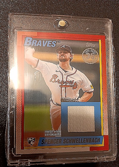 2025 Topps Series 2 1990 Topps Relic #90R2-SSC Spencer Schwellenbach — front
