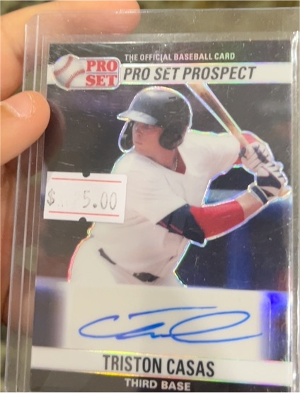 2021 Leaf Pro Set Prospect #PSO-TC1 Triston Casas — front