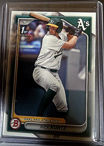 2024 Bowman Draft #BD-56 Nick Kurtz — front
