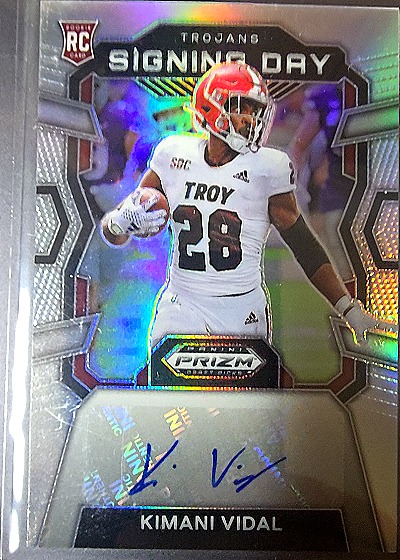 2024 Panini Prizm Draft Picks Signing Day #SD-KVL Kimani Vidal — front