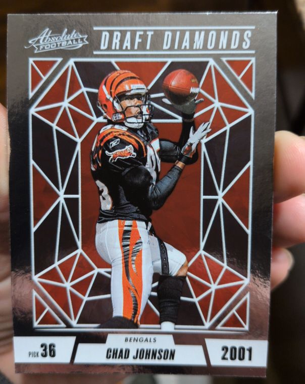2024 Panini Absolute Draft Diamonds #DD-CJN Chad Johnson — front