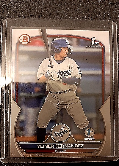 2023 Bowman #BP-138 Yeiner Fernandez — front