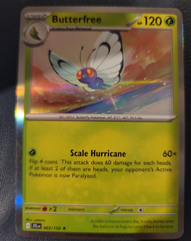2023 Pokémon SV09: Journey Together #003 Butterfree — front