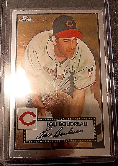 2021 Topps Chrome Platinum Anniversary #675 Lou Boudreau — front