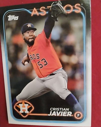2024 Topps Series 1 #269 Cristian Javier — front