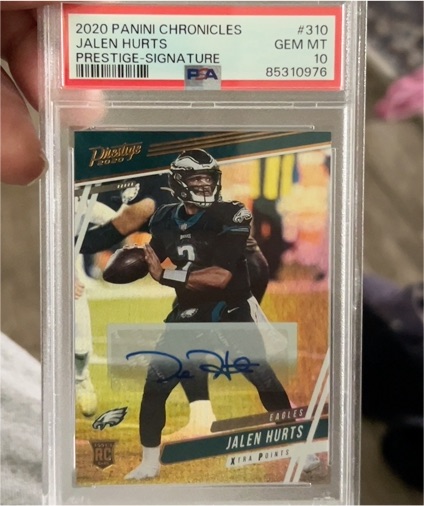 2020 Panini Chronicles #310 Jalen Hurts — front