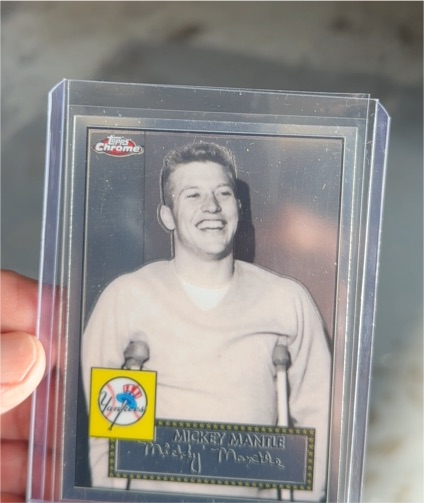2007 Topps Chrome #MMS9 Mickey Mantle — front