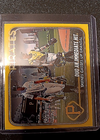 2024 Topps Update #US160 Paul Skenes, Yasmani Grandal Duo An Immediate Hit — front
