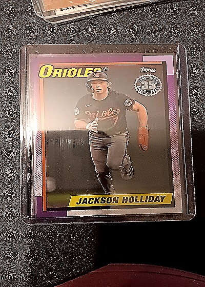 2025 Topps Series 2 35th Anniversary #90B2-26 Jackson Holliday — front